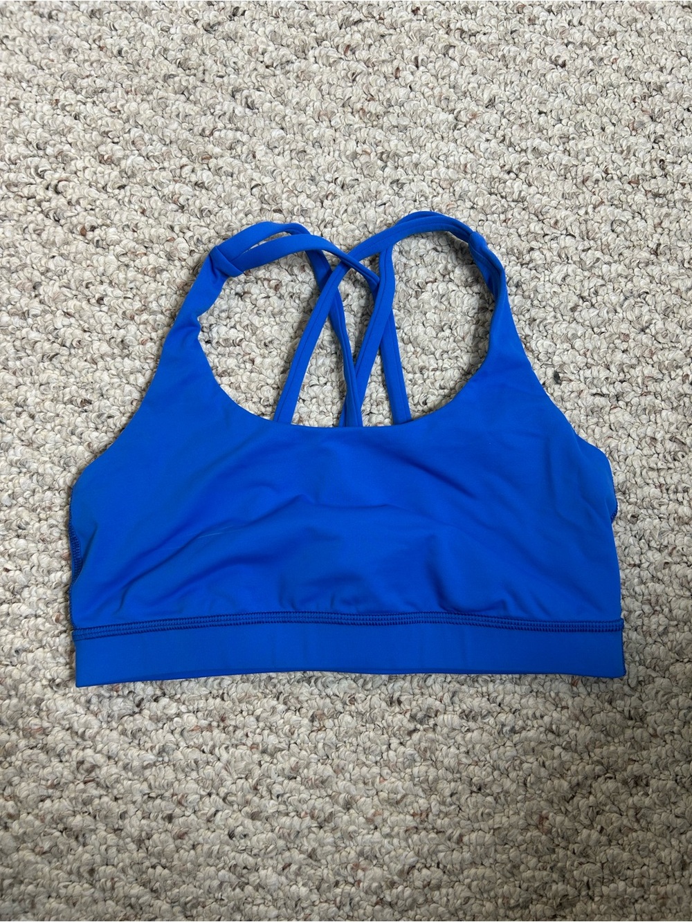 Lululemon Energy Bra Size 6 Blue